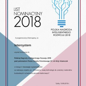 list nominacyjny dla intersystem