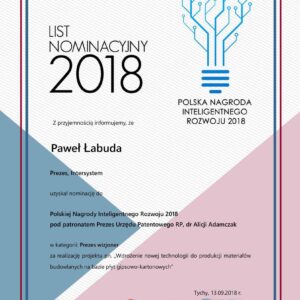 polska nagroda inteligentnego rozwoju