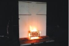 test pożaru puszki elektrycznej